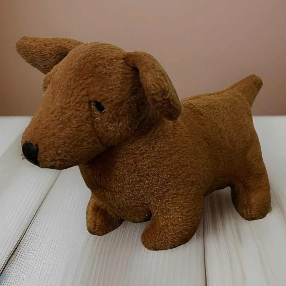 Ty Bow Wow Beanies WEENIE the Weiner Dachshund Dog 8